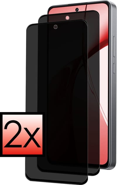 Screenprotector - 2 Stuks - Geschikt voor OnePlus Nord CE4 - Privacy Filter - Beschermglas - Gehard Glas - Tempered Glass - Screen Protector - Anti Spy - Full Display Cover
