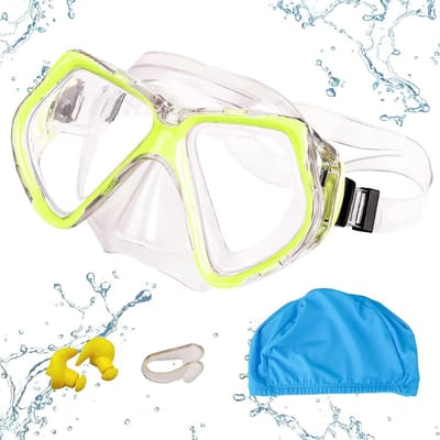 Duikbril Volwassenen - Waterproof Duikmasker met Verstelbare Riemen voor Duidelijk Zicht Onderwater
