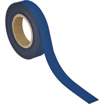 MAUL Magneetband - blauw - metaal - beschrijfbaar - 1 stuk - 10 m x 30 mm x 1 mm