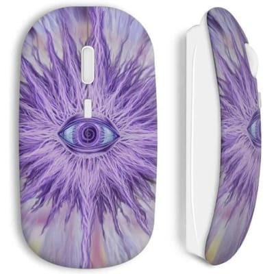 Souris sans Fil - Violet eye - USB WiFi - Compatible Mac et PC - Couleur Violet - Technologie Sans Fil