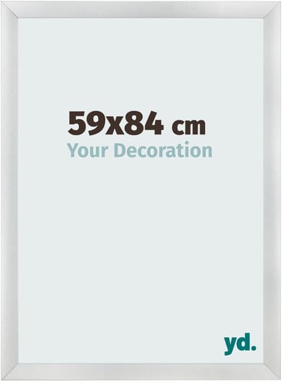 Your Decoration - Fotolijst 59x84 cm - MDF - Zilver Mat - Pisa