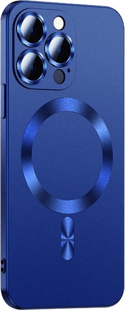 iPhone 13 hoesje - Dun Design - Magsafe compatible - Case cover - Shock Proof - Donkerblauw - Provium