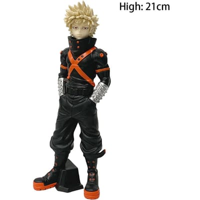 My Hero Academia Bakugou Katsuki 21cm Stand Jongen Anime PVC Model Figuur Auto Bureau Periferie Oranment Ornament Pop In Doos black