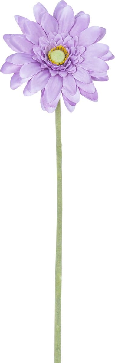 Easyplants | Kunstbloem mini Gerbera 47 cm lila | Zijde | Nepbloemen | lila | Onderhoudsvrij | Kant-en-klaar