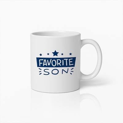 Favoriete Zoon Mok 330ml – Grappige Familie Beker – Perfect Cadeau voor Zonen van Ouders, Verjaardagen & Speciale Gelegenheden