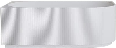 Wiesbaden Rivi Hoekbad Links 180 x 80 cm - Acryl Glans Wit