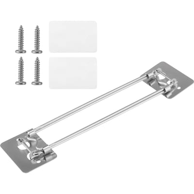 Barre de Rangement d'Angle pour Douche de Camping-car, Barre de Rangement d'Angle de Salle de Bain Réglable en Acier Inoxydable pour Camping-car -1 argenté