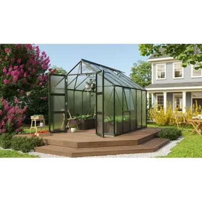 Vitavia Tuinkas Olymp 8300 - Polycarbonaat 4mm - Smaragd - 257x325x254cm