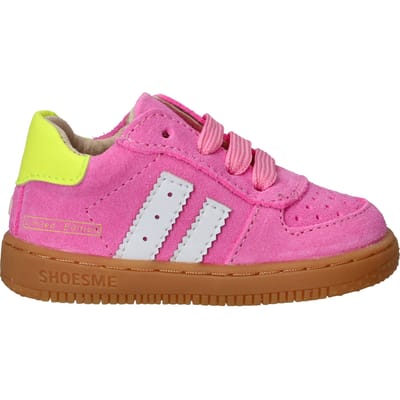 Shoesme Roze Sneakertje - Sneakers Kinderen - Meisjes - Fuchsia - Suède - Maat 20