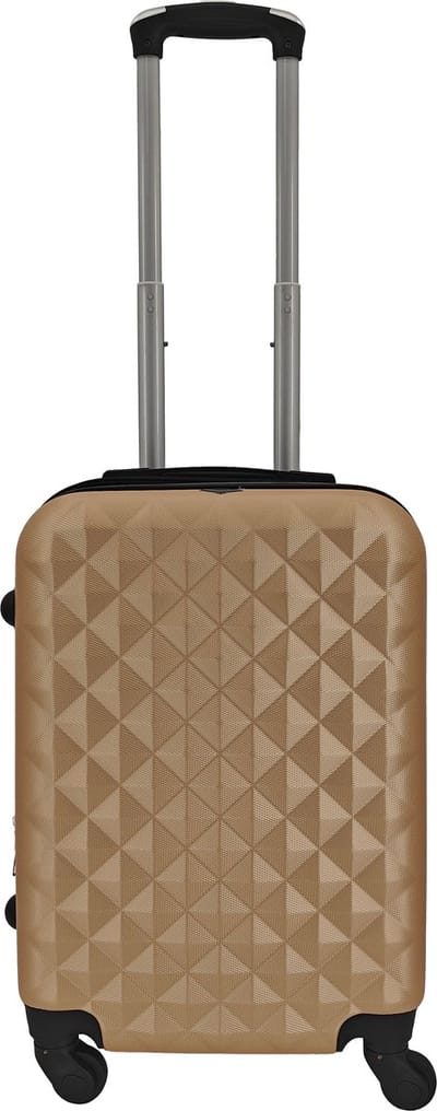 SB Travelbags 'Expandable' Handbagage koffer 55cm 4 wielen trolley - Champagne