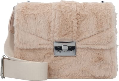 SEIDENFELT MANUFAKTUR Schoudertas Fluffy Roros Crossbody Bag Almond Beige