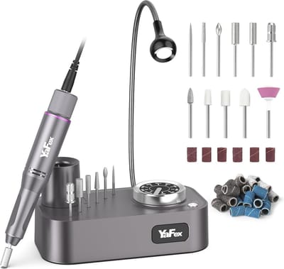 Elektrische Nagelfrees - Nagelvijl Set - Manicure Pedicure - 35000 RPM Motor - 11-in-1 - Zwart