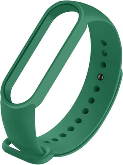 Siliconen bandje - geschikt voor Xiaomi Mi Band 5 / Mi Band 6 - groen