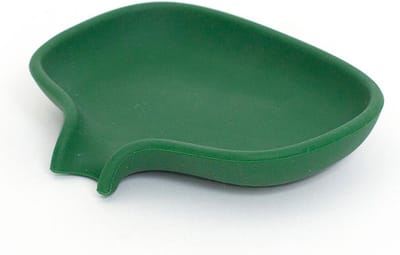 Bosign - Zeepbakje - Soap Saver - Flow - Donkergroen - Klein - 10,8 x 8,5 cm