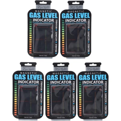 5 stuks Gasniveau-indicator Draagbare Magnetische Propaan Brandstofniveau-indicatoren voor Reizen Kamperen