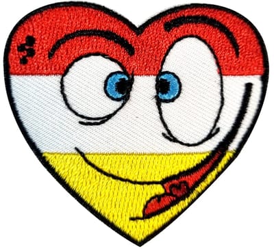Oeteldonk embleem – Hart met ogen