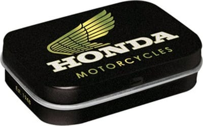 Pepermunt Blik Honda - Motorcycles Goud mint box 4 x 6 cm