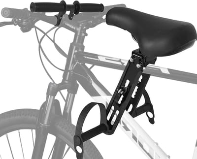 Kinder Fietsstoel - Voorzitje Fiets - Samen Fietsen - Eenvoudige Montage - 31.9 x 23.9 x 10.2 cm - Zwart