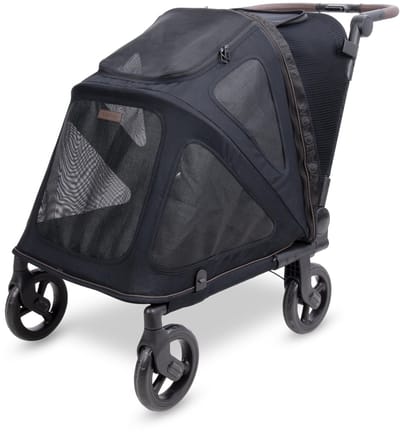 WonderFold PFM Medium Hondebuggy - Inklapbaar - Grijs (Draagvermogen tot 22.7kg)