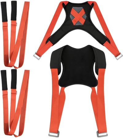 Unyqoos® Verhuisriemen voor Twee Personen met Hoog Draagvermogen en Ergonomisch Ontwerp