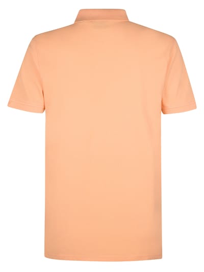 Petrol Industries - Heren Plus Size Polo met korte mouwen Offroad - Oranje - Maat 3XL