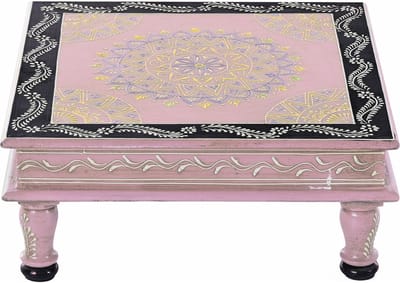 Salim-Accenttafel - Mangohout - Roze