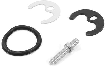 Kraan Montage Set - Bevestigingsaccessoires - Spoelbak Kraan - Roestvrij Staal - 10cm Pakket - Zilver