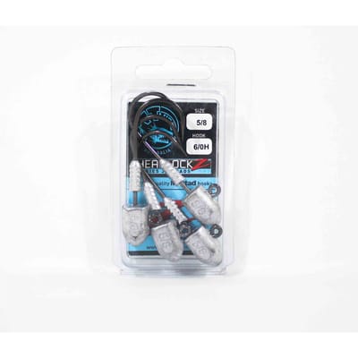 Tackle Tactics TT Headlockz HD jigkop 5/8 oz 6/0 4/verpakking (3658) black