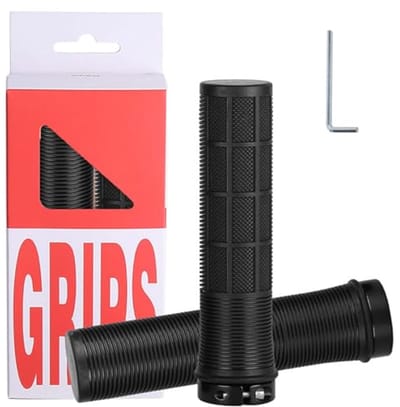 Antislip Fietsstuurgrepen 22mm - Comfortabele Rubber Handgrepen voor MTB en BMX