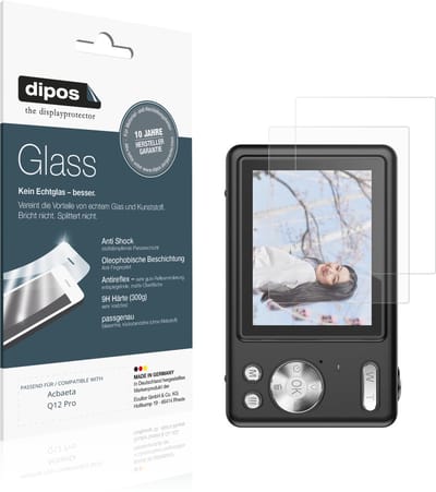 dipos – 2x Matte Pantserfolie geschikt voor Acbaeta Q12 Pro | 9H Screenprotector