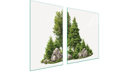 TMK ArtDeko Serie - Glazen Snijplank - 100x52 cm - Hardglas - Veelzijdig Gebruik