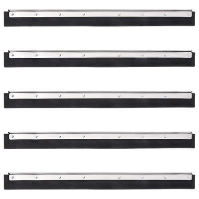 vidaXL - Vloerwisserkoppen - 5 - st - 60,5x2x5 - cm - staal - en - rubber