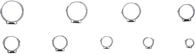 BGS Roestvrij stalen slangklemmen assortiment 5,8 - 21 mm 170 delig