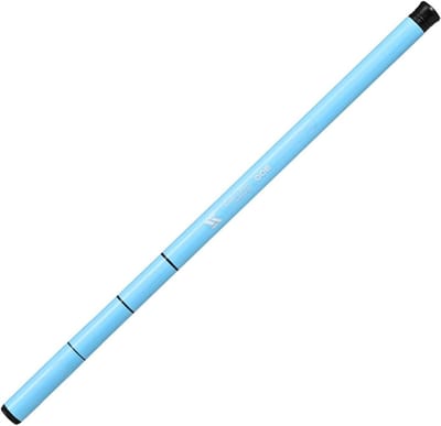 Kinderhengel - Telescopische hengel - Outdoor vissen - Lichtgewicht glasvezel - 41cm ingekrompen - Blauw