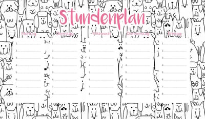Wallvy Magnetische Lesplanner - 30x17,5cm - Droog-uitwisbaar - Meertalige Opties