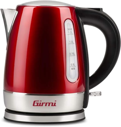 Waterkoker - Kookpan - Snel Water Koken - Draadloos Ontwerp - 12 Liter - Rood