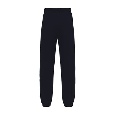 Fruit of the Loom Unisex Volwassen Iconische Premium Elastische Band Joggingbroek (Zwart)