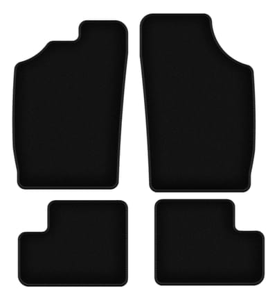 BASIC zwarte veloursmatten voor: Daihatsu Cuore V hatchback (1997-2003)