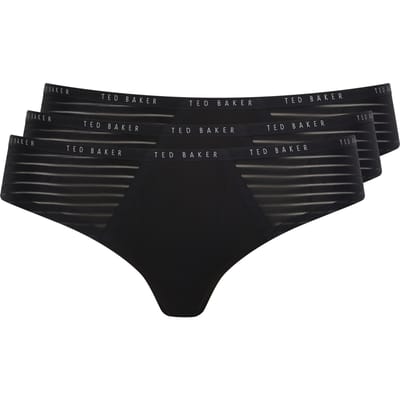 Ted Baker Jessie Mesh Brief No Show Black Maat: L | Slipjes Outlet | Dames | Zwart