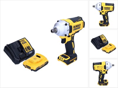DeWalt DCF 892 D1 accu-slagmoersleutel 18 V 812 Nm 1/2" borstelloos + 1x accu 2,0 Ah + oplader