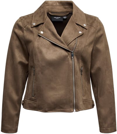 Vero Moda Curve Jas van imitatieleer VMCJOSE Jas