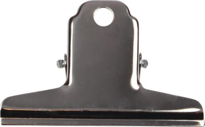 LPC Papierklem Spring clip - zilver - 76 mm -10 stuks