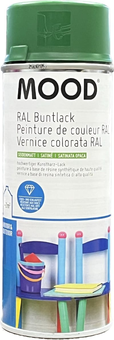 Spuitlak Zijdemat 400 ml Ral 6002 Loofgroen