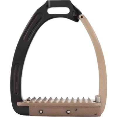 Beugels Lavarone Black/Brown - 12.0 CM | Zwart | Stijgbeugels en Beugelriemen