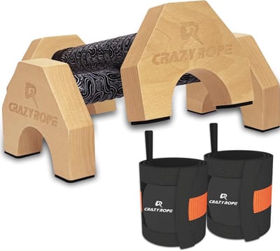 Houten Parallettes en Push Up Handgrepen voor Calisthenics en Thuis Fitness