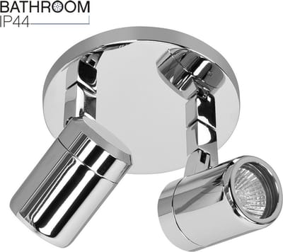HighLight spot Rain 2 lichts rond - chroom