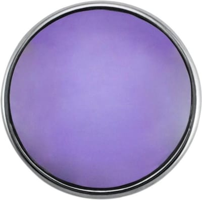 Quiges - Drukknoop 18mm Glas Lila Paars - EBCM034