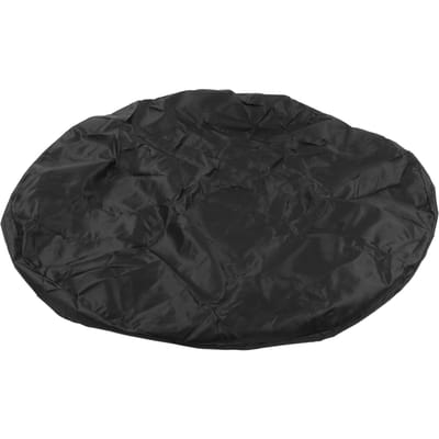 4ft Ronde Hot Tub Afdekking Oxford Stof Opvouwbaar Warmte-isolatie Waterdicht Stofdicht Zwembadafdekking Zwart black