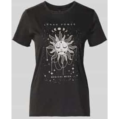 Regular fit T-shirt van puur katoen Model 'LUCY'
