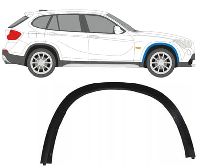 Spatbord sierlijst wielkast voor BMW X1 2009-2015 / Rechts